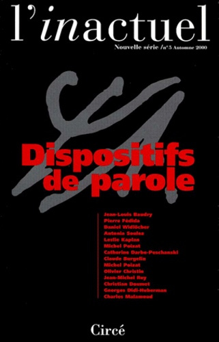 REVUE L'INACTUEL 05 - DISPOSITIFS DE PAROLE