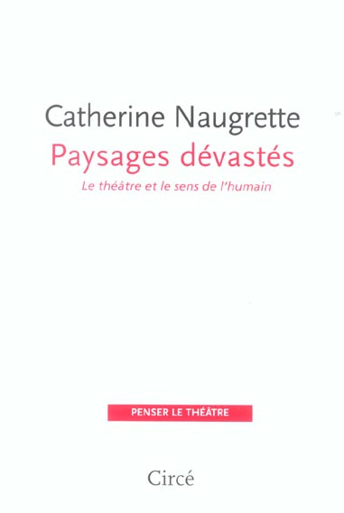 Paysages dévastés. Le théâtre et le sens de l'humain