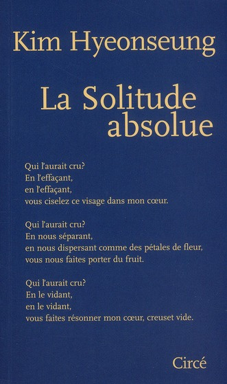 LA SOLITUDE ABSOLUE