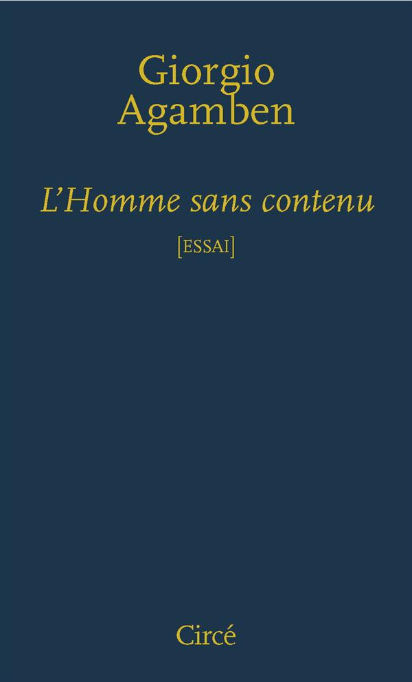 L'Homme sans contenu