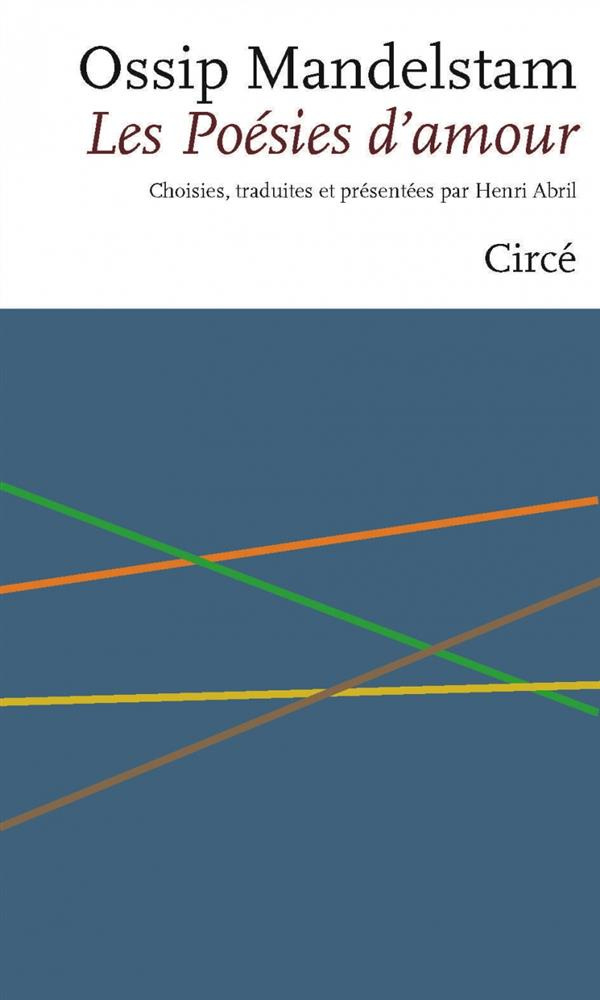 Les poésies d'amour. Edition bilingue français-russe