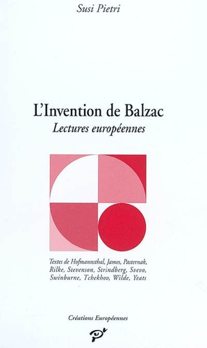L'invention de Balzac. Lectures européennes