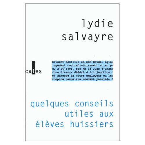 Quelques conseils utils aux élèves huissiers