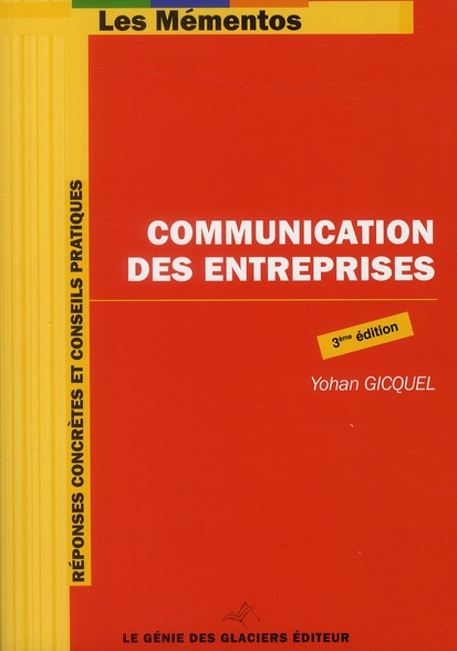 COMMUNICATION DES ENTREPRISES