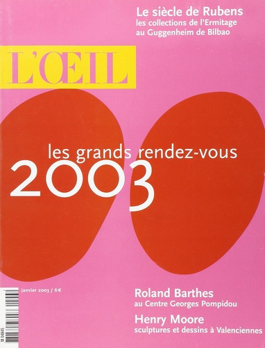 L'Oeil N° 543, Janvier 2003