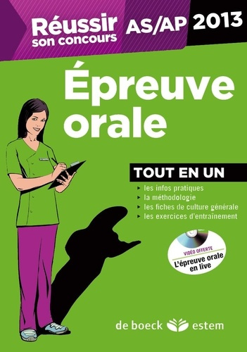 Réussir son concours AS/AP. Epreuve orale, 2e édition, avec 1 DVD