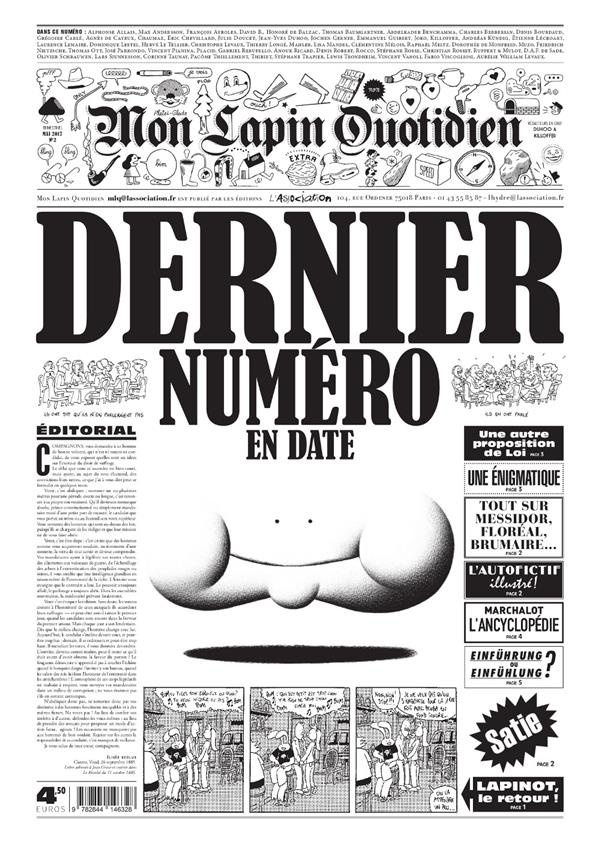 Mon Lapin Quotidien N° 2, Mai 2017