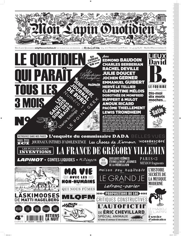 Mon Lapin Quotidien N° 4, novembre 2017