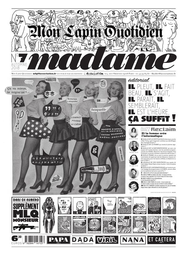 Mon Lapin Quotidien N° 7, automne-hiver 2018 : Madame