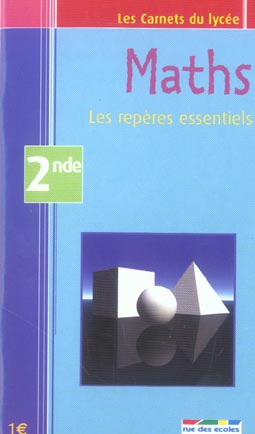 MATHEMATIQUES - CARNET SECONDE