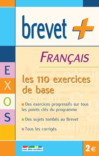 BREVET  FRANCAIS EXERCICES - LES 110 EXERCICES DE BASE