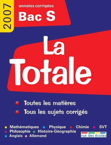LA TOTALE BAC S 2017