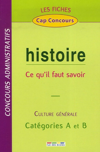 FICHES HISTOIRE CATEGORIES A ET B