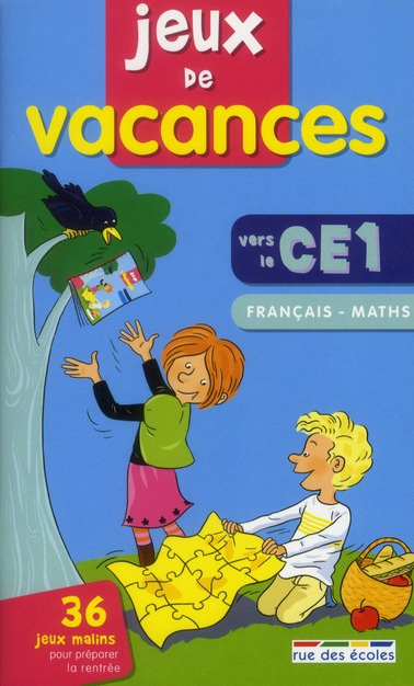 Jeux de vacances Français-maths vers le CE1