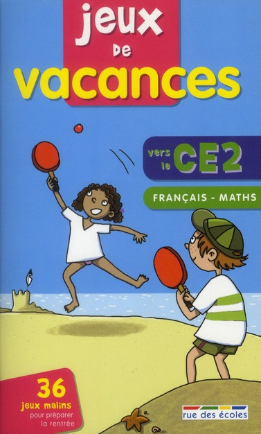Jeux de vacances français-maths vers le CE2