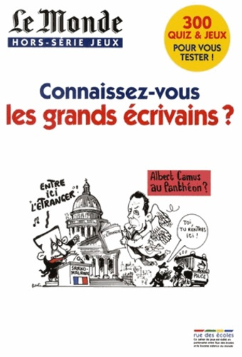 Connaissez-vous les grands écrivains ?