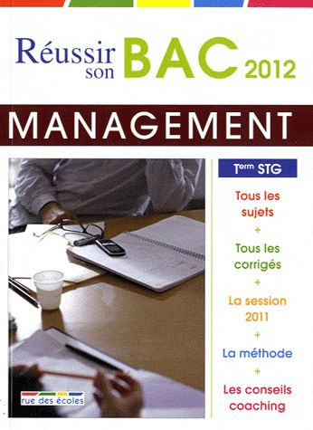 Management des organisations Tle STG. Edition 2012