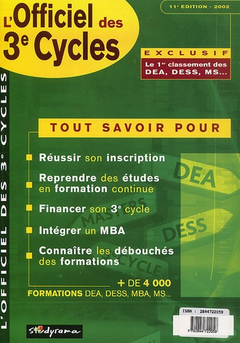 L'OFFICIEL DES 3E CYCLES