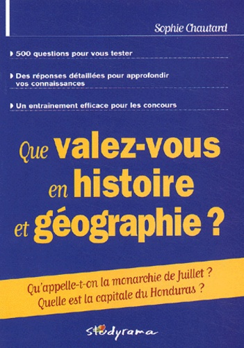 Que valez-vous en histoire et géographie?