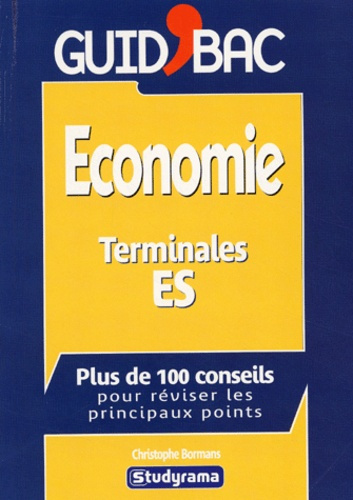 Sciences économiques et sociales Tle ES