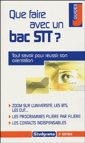 Que faire avec un bac STT ? 3e édition
