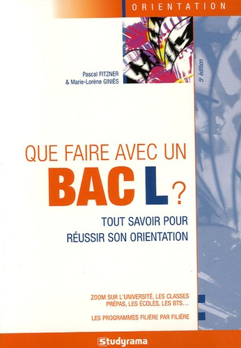 Que faire avec un Bac L ? 5e édition