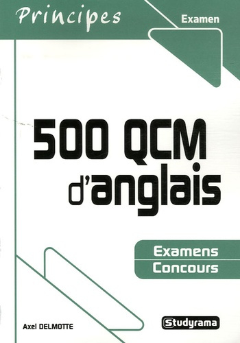 500 QCM d'anglais