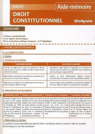 Droit constitutionnel