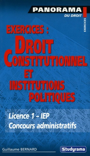 Exercices : Droit constitutionnel et institutions politiques