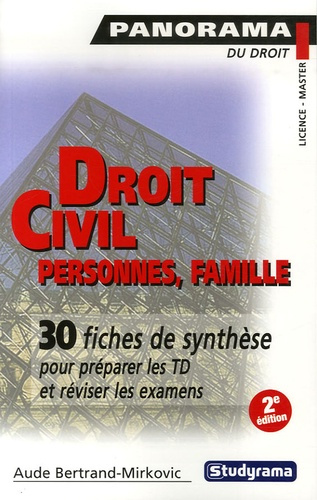 Droit civil : personnes, famille. 2e édition