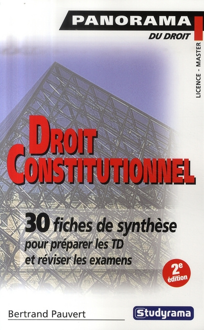 Droit constitutionnel. Théorie générale - Ve République, 2e édition