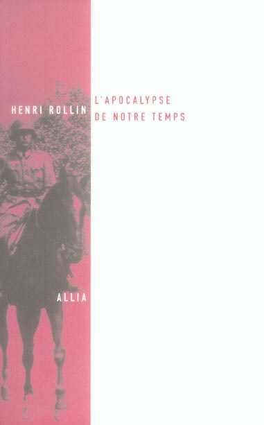 L'APOCALYPSE DE NOTRE TEMPS