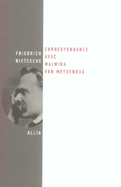 Correspondance avec Malwida von Meysenbug