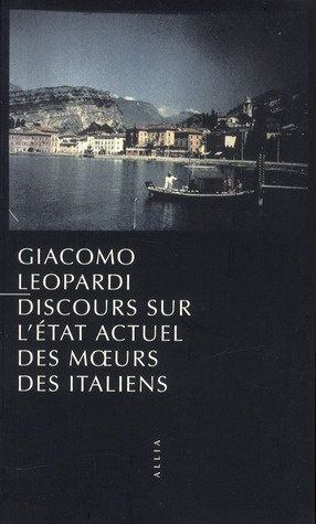 DISCOURS SUR L'ETAT ACTUEL DES MOEURS DES ITALIENS