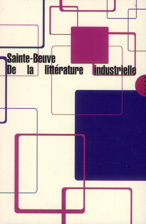 DE LA LITTERATURE INDUSTRIELLE