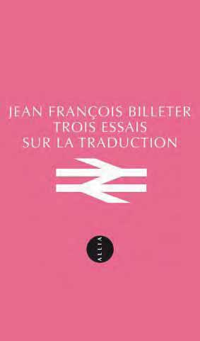 Trois essais sur la traduction