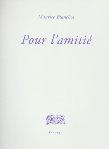 Pour l'amitié