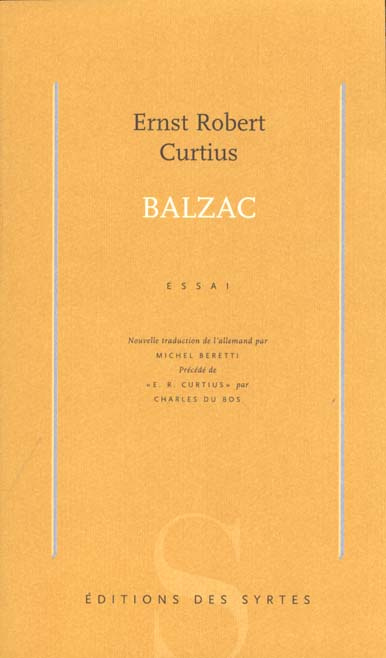 Balzac. Essai