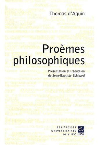 PROEMES DES LECTURES AUX PRINCIPALES OEUVRES D'ARISTOTE