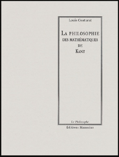 LA PHILOSOPHIE DES MATHEMATIQUES DE KANT