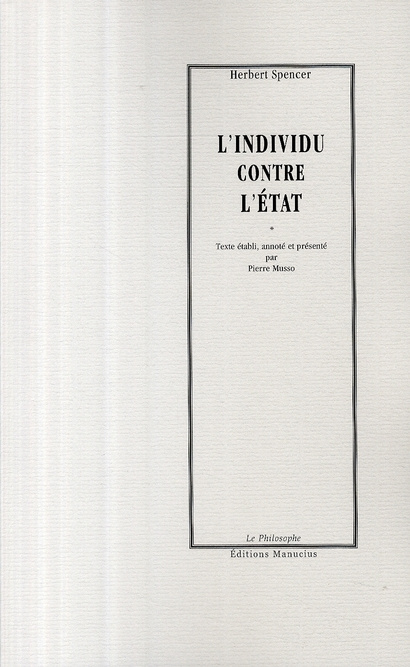 L'individu contre l'Etat