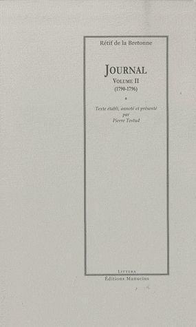 Journal. Volume 2 (1790-1796)