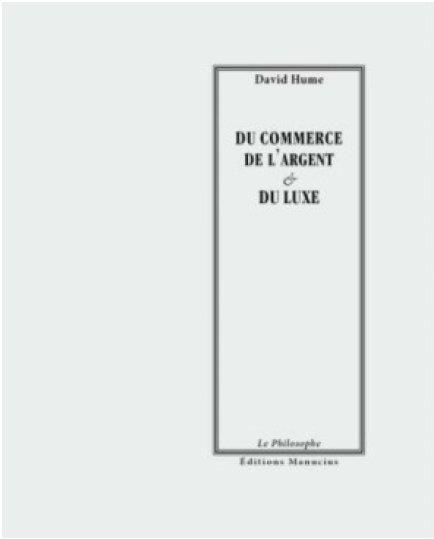 DU COMMERCE, DU LUXE, DE L'ARGENT