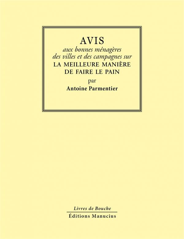 AVIS AUX BONNES MENAGERES...