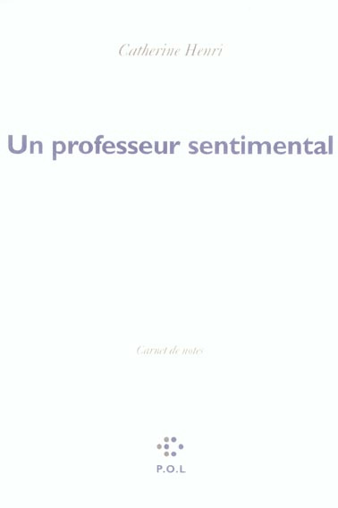 Un professeur sentimental