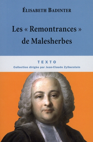Les "Remontrances" de Malesherbes. 1771-1775