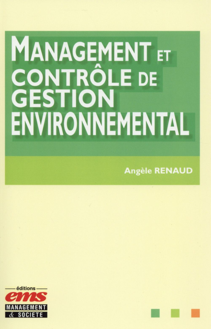 Management et contrôle de gestion environnemental