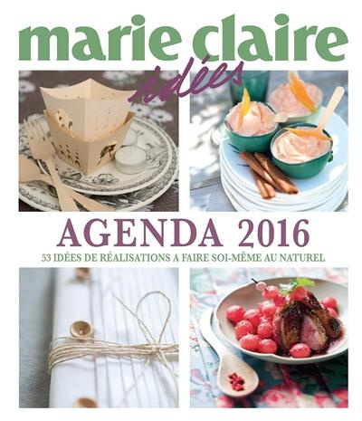Agenda créatif Marie Claire idées 2016