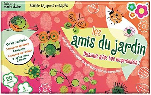 Les amis du jardin. Dessine avec tes empreintes !