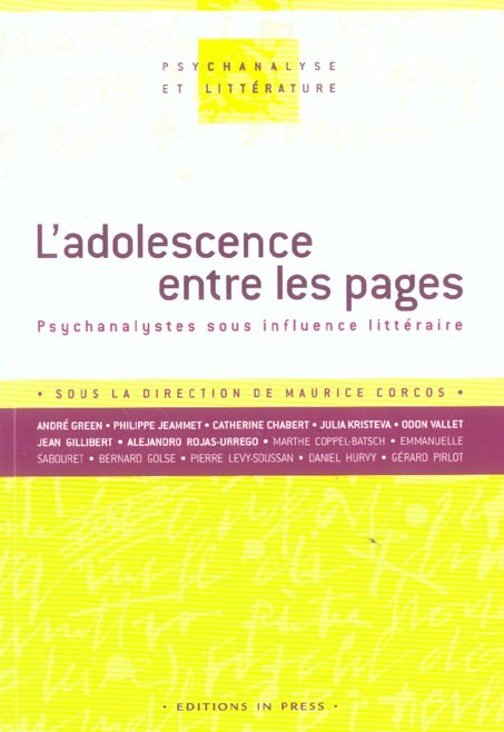 L'adolescence entre les pages